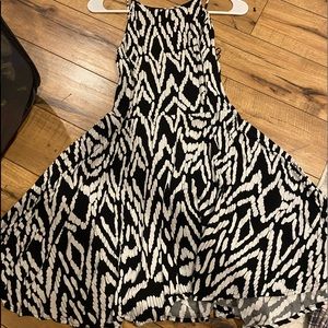 Black and white dress